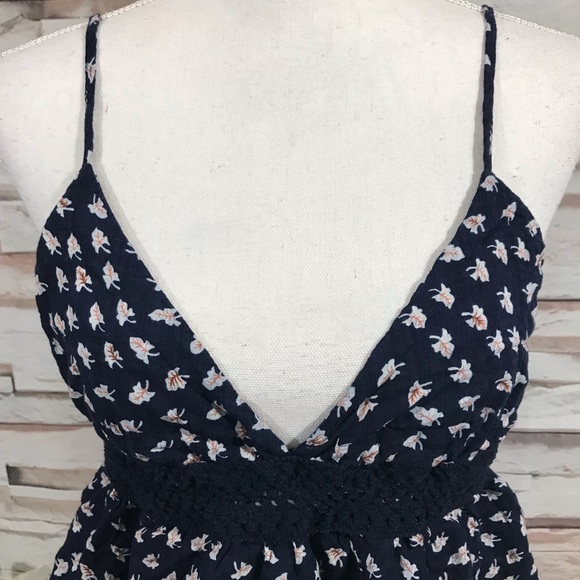 Ganji Floral Crop Top Blouse Sz L (P02) - Picture 3 of 7